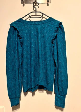 Blauwe blouse cotton club maat XS, merk: Cotton Club, staat: Nieuw zonder prijskaartje, maat: XS / 34 / 6, € 2,00, € 2,80 inclusief Kopersbescherming