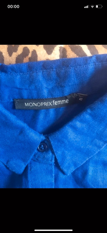 Chemise lin femme cheap monoprix