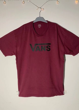 T-shirt Vans original bordeaux, excellent état, taille XL, marca: Vans, estado: Novo sem etiquetas, tamanho: XL, €5.00, €5.95 inclui Proteção do Comprador
