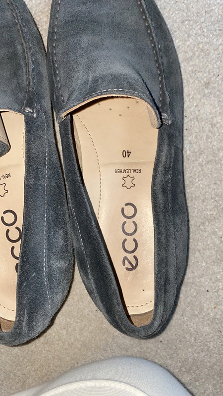 Ecco moccasin navy sales