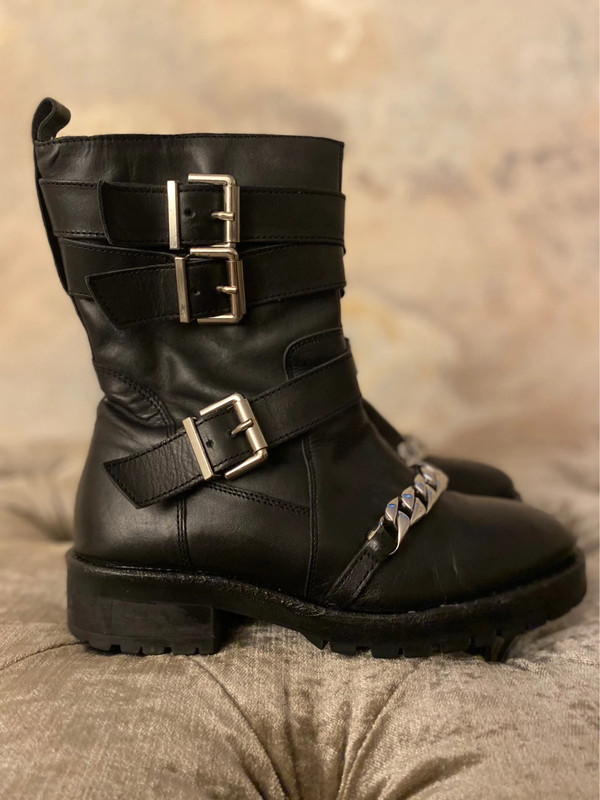 Womens biker store boots river island