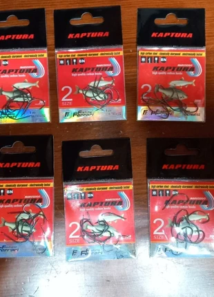 10 pacchetti da 9 ami neri Kaptuta, marque: kaptura, état: Neuf avec étiquette, 20,00 €, 21,70 € Protection acheteurs incluse