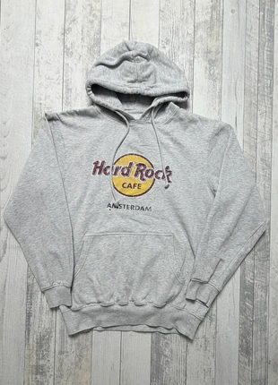 Sweat-shirt à capuche Hard Rock Cafe Amsterdam gris L/40/12 femme (LWN03), brand: Hard Rock, condition: Satisfactory, size: L / 40 / 12, €10.00, €11.20 includes Buyer Protection