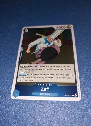 Zeff op03 047 carte card one piece, brand: OnePiece, condition: Very good, €4.99, €5.94 includes Buyer Protection Pro