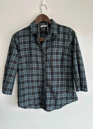 Chemise à carreaux manches 3/4 bleu et grise - Renatto Bene - Taille 2, marke: Renatto Bene, zustand: Sehr gut, größe: M / 38 / 10, 2,00 €, 2,80 € inklusive Vinted-Käuferschutz