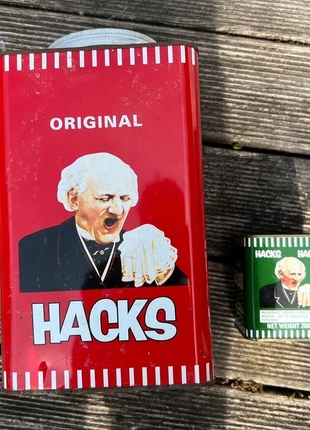 Boîtes Anciennes en Tôle - Publicité Bonbons Anglais "HACKS", marca: Hacks, estado: Bom, €25.00, €26.95 inclui Proteção do Comprador Pro