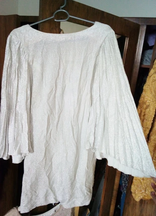 Original Vintage silber Glitzer Glocken Ärmel Mini Kleid Angel sleeve Alexa Chung the vampire's wife, marke: Vintage, zustand: Sehr gut, größe: S / 36 / 8, 38,80 €, 41,44 € inklusive Vinted-Käuferschutz