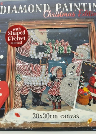 Diamond painting Christmas edition kit 30x30, condizioni: Nuovo con cartellino, €3.00, €3.85 include la Protezione acquisti