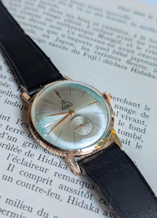 Montre mécanique vintage plaquée or, pro combur, brand: LIP, condition: Satisfactory, size: 30–38 mm, €40.00, €42.70 includes Buyer Protection