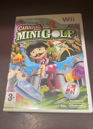 Jeu wii Carnival minigolf , merk: Nintendo, staat: Heel goed, € 8,00, € 9,10 inclusief Kopersbescherming