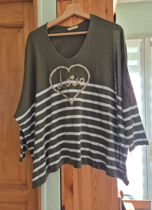 Lot 2 pulls, marque: Made In Italy, état: Très bon état, taille: 4XL / 48 / 20, 10,00 €, 11,20 € Protection acheteurs incluse