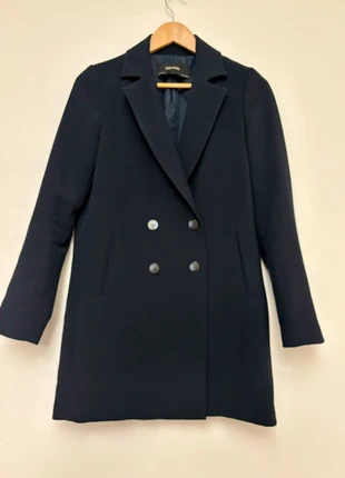 Blazer larga mujer azul marino Zara, marca: Zara, estado: Muy bueno, tamaño: XS / 34 / 6, 25,00 €, 26,95 € Protección al comprador incluida