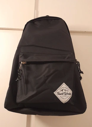 Travel World Sac à dos noir unisex, marca: Travel World, estado: Muito bom, €16.00, €17.50 inclui Proteção do Comprador