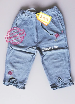 Pantacourt été fille 5 ans, condition: Very good, size: 5 years / 110 cm, €2.00, €2.80 includes Buyer Protection