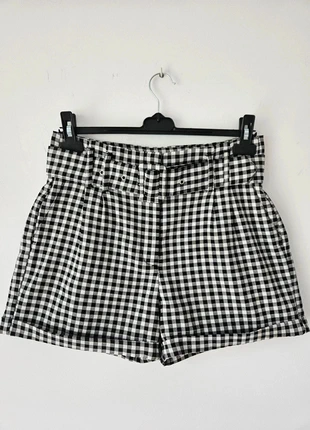 Short vichy à carreaux noirs et blanc taille haute Pimkie taille 38/M, brand: Pimkie, condition: Very good, size: M / 38 / 10, €8.00, €9.10 includes Buyer Protection