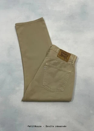Jean Levi’s 551 Beige Loose Wide Legs style Skate Cream vintage Pant Denim - L w33 /2396V, marca: Levi's, estado: Muito bom, tamanho: L / 40 / 12, €31.00, €33.25 inclui Proteção do Comprador Pro