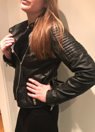 Mbym sales leather jacket