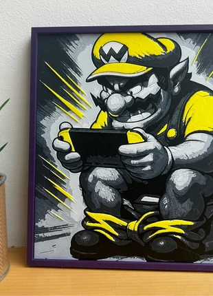 Support déco Wario – gamer déjanté en 3D, marke: Super Mario, zustand: Sehr gut, 12,00 €, 13,30 € beinhaltet Vinted-Käuferschutz Pro