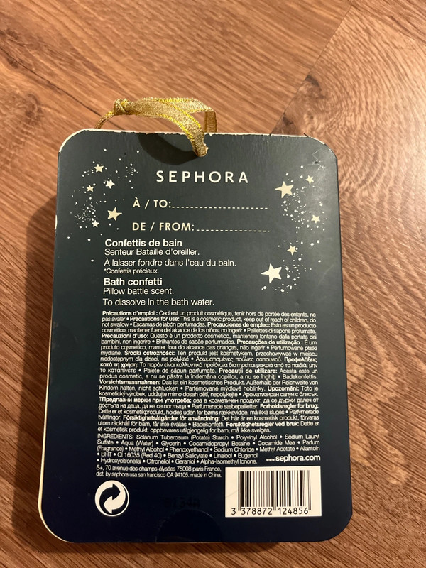 Confettis de bain Sephora 2