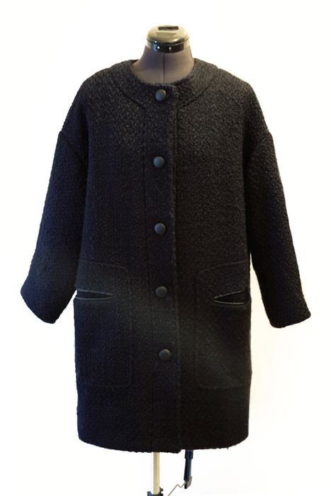Manteau d'hiver Asos Bleu Marine style rétro 1