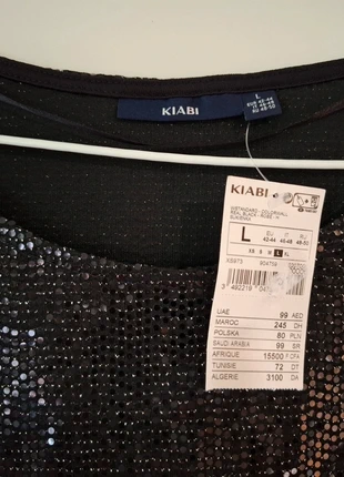 Robe à paillettes, strass NEUVE argenté noire taille L 42 -44, marca: Kiabi, estado: Novo com etiquetas, tamanho: L / 40 / 12, €4.99, €5.94 inclui Proteção do Comprador