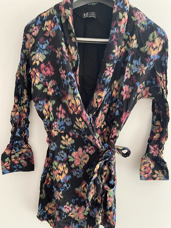 Zara robe à discount fleurs