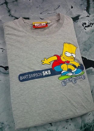 Bart Simpson Tee Sk8 Vintage 2007 Y2K The Simpsons Officiel Fox Groening Skate Board Cartoon Homer, merk: The Simpsons, staat: Goed, maat: S, € 13,90, € 15,30 inclusief Kopersbescherming Pro
