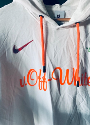 Off white nike mercurial on sale hoodie