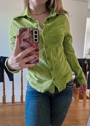 Groene blouse, marca: Vintage Dressing, estado: Muy bueno, tamaño: S / 36 / 8, 8,00 €, 9,10 € Protección al comprador incluida