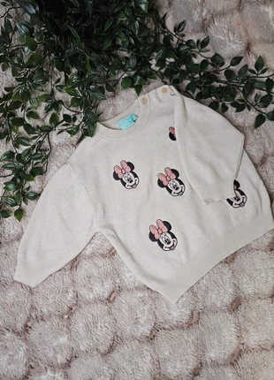 Pull Disney Bébé Fille Minnie – Crème Brodé – 18 Mois – Excellent État, brand: Disney, condition: Very good, size: 18-24 months / 86 cm, €3.50, €4.38 includes Buyer Protection