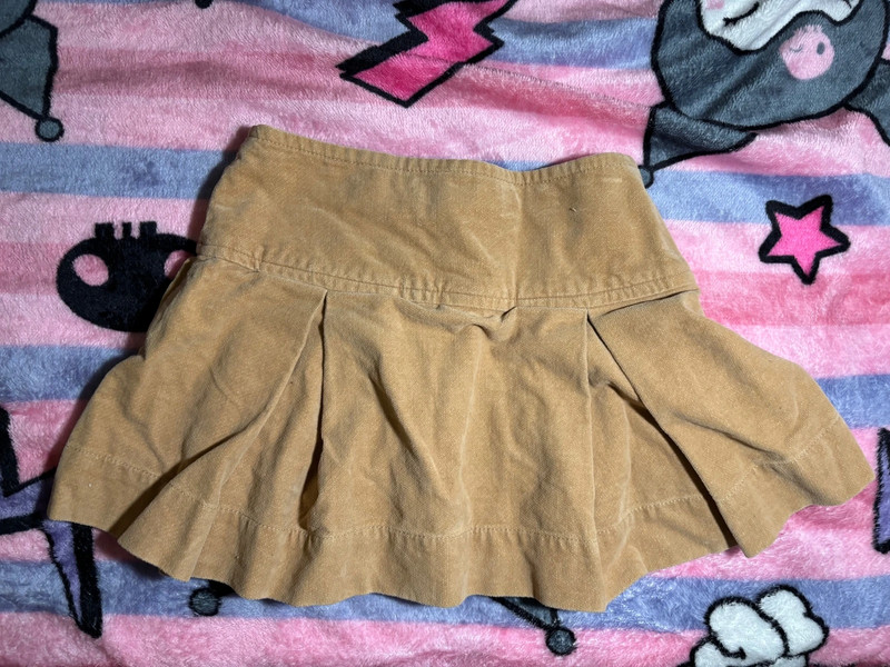 Beige mini skirt 2