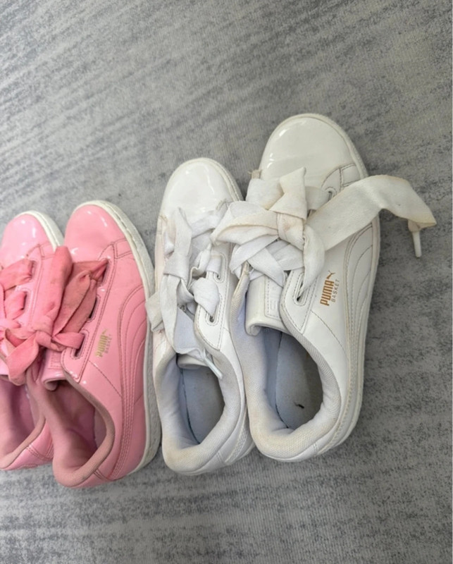 Puma pink basket sales