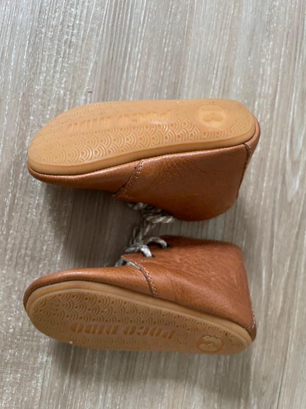 Poco Nido Schuhe Krabbelschuhe Leder 22 braun 5