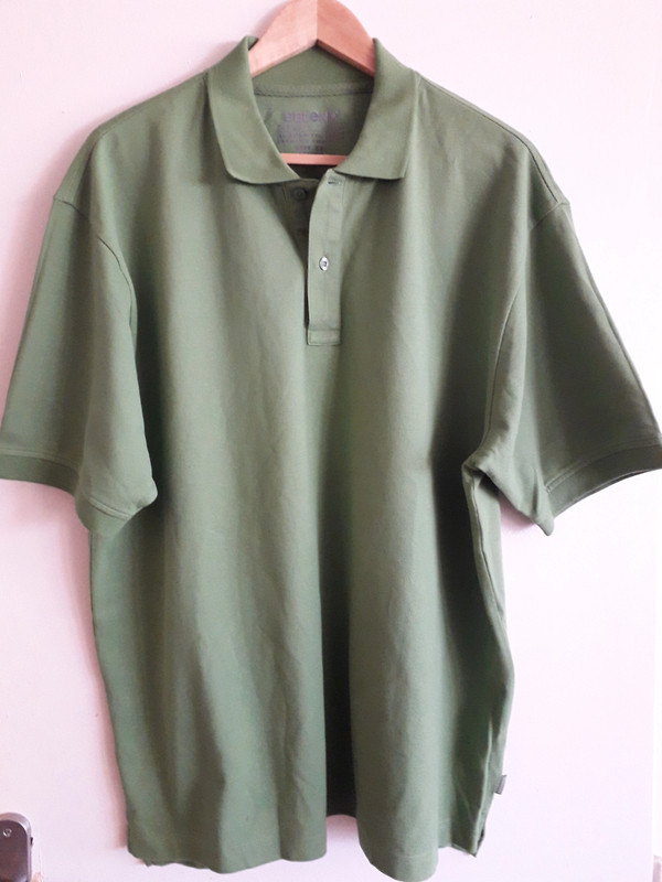 Baleno Muscle Fit Polo Vert  1