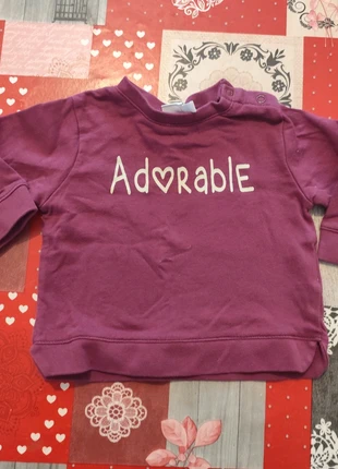 Pull fille, brand: Mots d'enfants, condition: Very good, size: 9-12 months / 74 cm, €1.00, €1.75 includes Buyer Protection