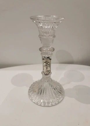 Chandelier bougeoir cristal et rose argentée, brand: casa della bomboniera, condition: Very good, €8.00, €9.10 includes Buyer Protection