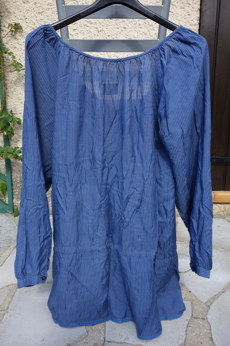 Tunique bleue rayée Zara Taille M 5