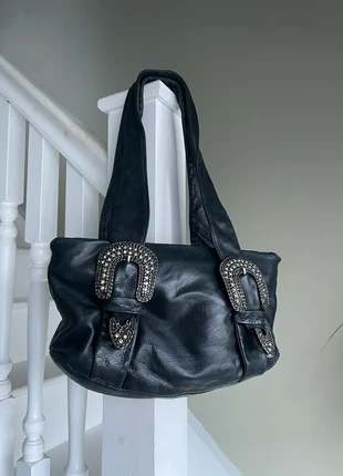 Y2k leather buckle shoulder bag, brand: Soft, condition: Very good, £15.00, £16.45 includes Buyer Protection