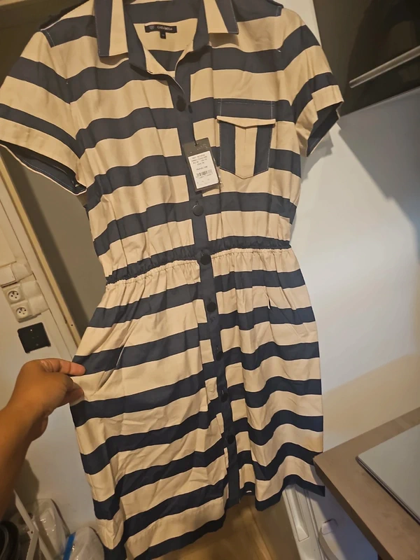 Très jolie robe été marin T 46 - photo numéro 2