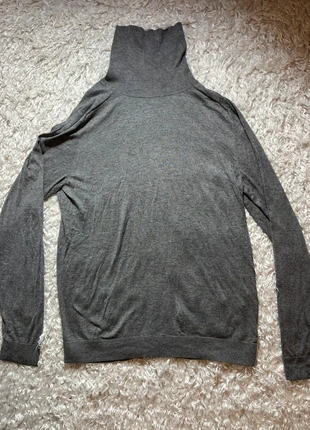 Pull à col roulé en laine United Colors of Benetton gris anthracite - Taille L, marque: United Colors of Benetton, état: Neuf sans étiquette, taille: L, 40,00 €, 42,70 € Protection acheteurs incluse