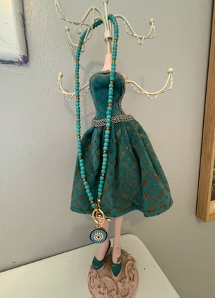 Collier cou, femme, coloré, pierre, pendentif, rond, brand: Standard, condizioni: Nuovo senza cartellino, €7.00, €8.05 include la Protezione acquisti