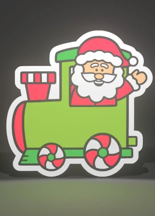 Lampe Led Train du Pere Noel, marque: sans marque, état: Neuf sans étiquette, 25,00 €, 26,95 € Protection acheteurs (Pro) incluse