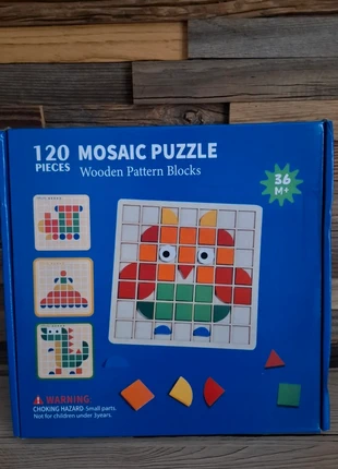 120 pcs wooden mosaic brain training puzzle, brand: inbr mosaic puzzle, condition: Very good, size: One size, £9.90, £10.99 includes Buyer Protection