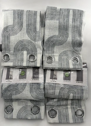 2 paires de voilages à motif brodés, marca: Maisons du Monde, estado: Bom, tamanho: 250 cm - 299 cm, €27.00, €29.05 inclui Proteção do Comprador