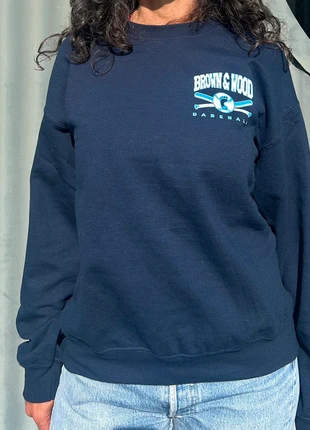 Sudadera vintage azul marino sin capucha, marca: Gildan, estado: Muy bueno, tamaño: M / 38 / 10, 14,99 €, 15,74 € Protección al comprador incluida