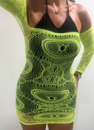 Robe de plage fluo, condition: New without tags, size: One size, €8.00, €9.10 includes Buyer Protection