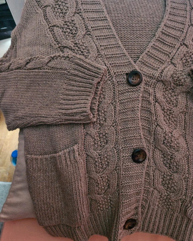 Gilet épais taupe M 38 S 36 2