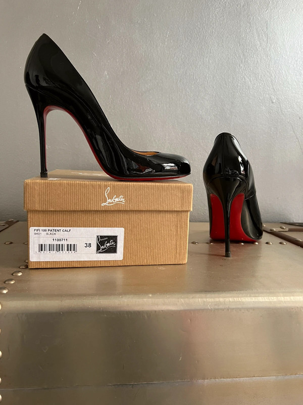 Christian Louboutin Fifi 100 black patent 38 Vinted