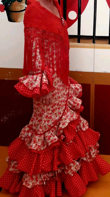 vinted jupe flamenco