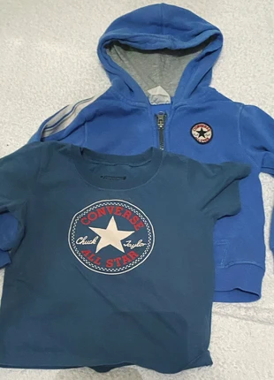 Converse Baby Set – Hoodie & T-Shirt (24M / 85-90cm), brand: Converse, condition: Very good, size: 24-36 months / 92 cm, £2.50, £3.00 includes Buyer Protection